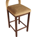 Meridian Conrad Saddle Velvet Counter Stool IMAGE 7