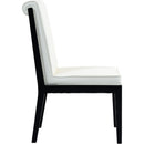 Meridian Gwendolyn Cream Vegan Leather Dining Side Chair IMAGE 4