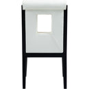 Meridian Gwendolyn Cream Vegan Leather Dining Side Chair IMAGE 5