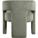 Meridian Riz Green Corduroy Fabric Accent/Dining Chair IMAGE 5