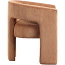 Meridian Riz Saddle Corduroy Fabric Accent/Dining Chair IMAGE 4