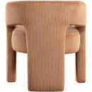 Meridian Riz Saddle Corduroy Fabric Accent/Dining Chair IMAGE 5