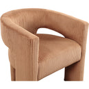 Meridian Riz Saddle Corduroy Fabric Accent/Dining Chair IMAGE 6