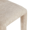 Meridian Amari Beige Chenille Fabric Dining Chair IMAGE 7