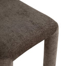 Meridian Amari Brown Chenille Fabric Dining Chair IMAGE 7