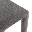 Meridian Amari Grey Chenille Fabric Dining Chair IMAGE 7