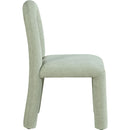 Meridian Amari Mint Chenille Fabric Dining Chair IMAGE 4