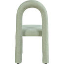Meridian Amari Mint Chenille Fabric Dining Chair IMAGE 5