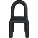 Meridian Amari Black Vegan Leather Dining Chair IMAGE 3