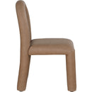 Meridian Amari Brown Vegan Leather Dining Chair IMAGE 4