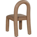 Meridian Amari Brown Vegan Leather Dining Chair IMAGE 6