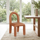 Meridian Amari Cognac Vegan Leather Dining Chair IMAGE 2