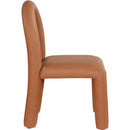 Meridian Amari Cognac Vegan Leather Dining Chair IMAGE 4