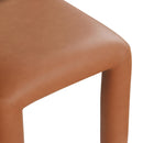 Meridian Amari Cognac Vegan Leather Dining Chair IMAGE 7