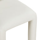 Meridian Amari Cream Vegan Leather Dining Chair IMAGE 7