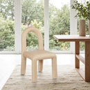 Meridian Amari Tan Vegan Leather Dining Chair IMAGE 2