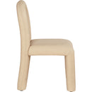 Meridian Amari Tan Vegan Leather Dining Chair IMAGE 4