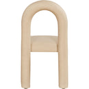 Meridian Amari Tan Vegan Leather Dining Chair IMAGE 5