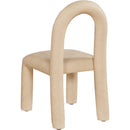 Meridian Amari Tan Vegan Leather Dining Chair IMAGE 6