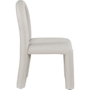 Meridian Amari Taupe Vegan Leather Dining Chair IMAGE 4