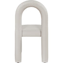 Meridian Amari Taupe Vegan Leather Dining Chair IMAGE 5