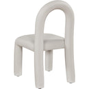 Meridian Amari Taupe Vegan Leather Dining Chair IMAGE 6