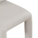 Meridian Amari Taupe Vegan Leather Dining Chair IMAGE 7