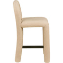 Meridian Amari Tan Vegan Leather Stool IMAGE 4