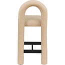 Meridian Amari Tan Vegan Leather Stool IMAGE 5