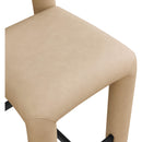 Meridian Amari Tan Vegan Leather Stool IMAGE 7