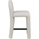 Meridian Amari Taupe Vegan Leather Stool IMAGE 4