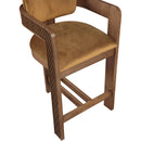 Meridian Sacha Saddle Velvet Stool IMAGE 7