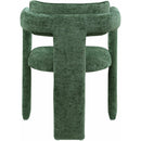 Meridian Brenda Green Chenille Fabric Dining Chair IMAGE 5