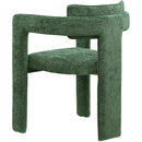 Meridian Brenda Green Chenille Fabric Dining Chair IMAGE 6