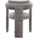 Meridian Brenda Grey Chenille Fabric Dining Chair IMAGE 5