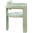 Meridian Brenda Mint Chenille Fabric Dining Chair IMAGE 4