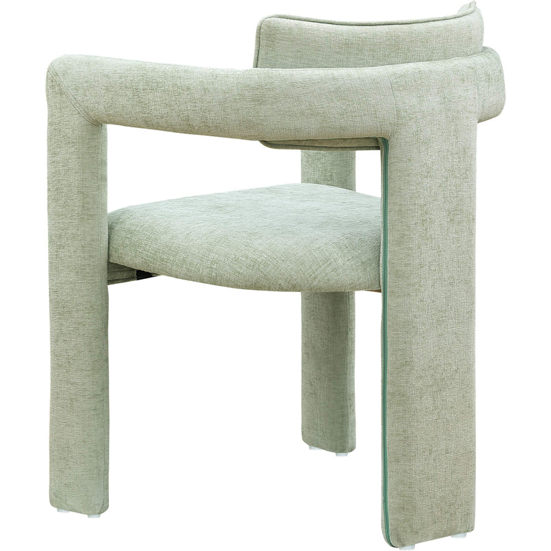 Meridian Brenda Mint Chenille Fabric Dining Chair IMAGE 6