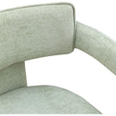 Meridian Brenda Mint Chenille Fabric Dining Chair IMAGE 7