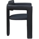 Meridian Brenda Black Vegan Leather Dining Chair IMAGE 4