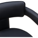 Meridian Brenda Black Vegan Leather Dining Chair IMAGE 7