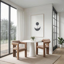 Meridian Brenda Brown Vegan Leather Dining Chair IMAGE 2