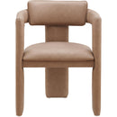 Meridian Brenda Brown Vegan Leather Dining Chair IMAGE 3