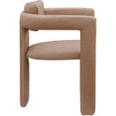 Meridian Brenda Brown Vegan Leather Dining Chair IMAGE 4