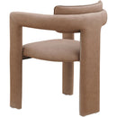 Meridian Brenda Brown Vegan Leather Dining Chair IMAGE 6