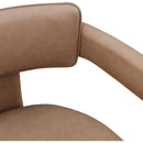 Meridian Brenda Brown Vegan Leather Dining Chair IMAGE 7