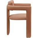 Meridian Brenda Cognac Vegan Leather Dining Chair IMAGE 4