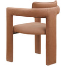 Meridian Brenda Cognac Vegan Leather Dining Chair IMAGE 6