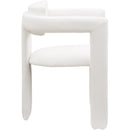 Meridian Brenda Cream Vegan Leather Dining Chair IMAGE 4