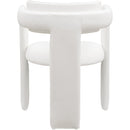 Meridian Brenda Cream Vegan Leather Dining Chair IMAGE 5