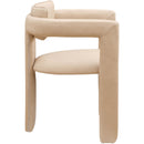 Meridian Brenda Tan Vegan Leather Dining Chair IMAGE 4